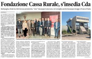Fondazione Cassa Rurale, si insedia il CdA
